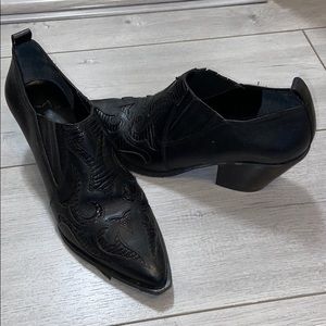 SOLD Marc Fisher LTD Cowboy bootie